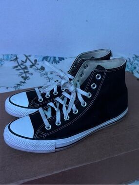 Black Converse Chuck Taylor All Star High "Black" Mens 8